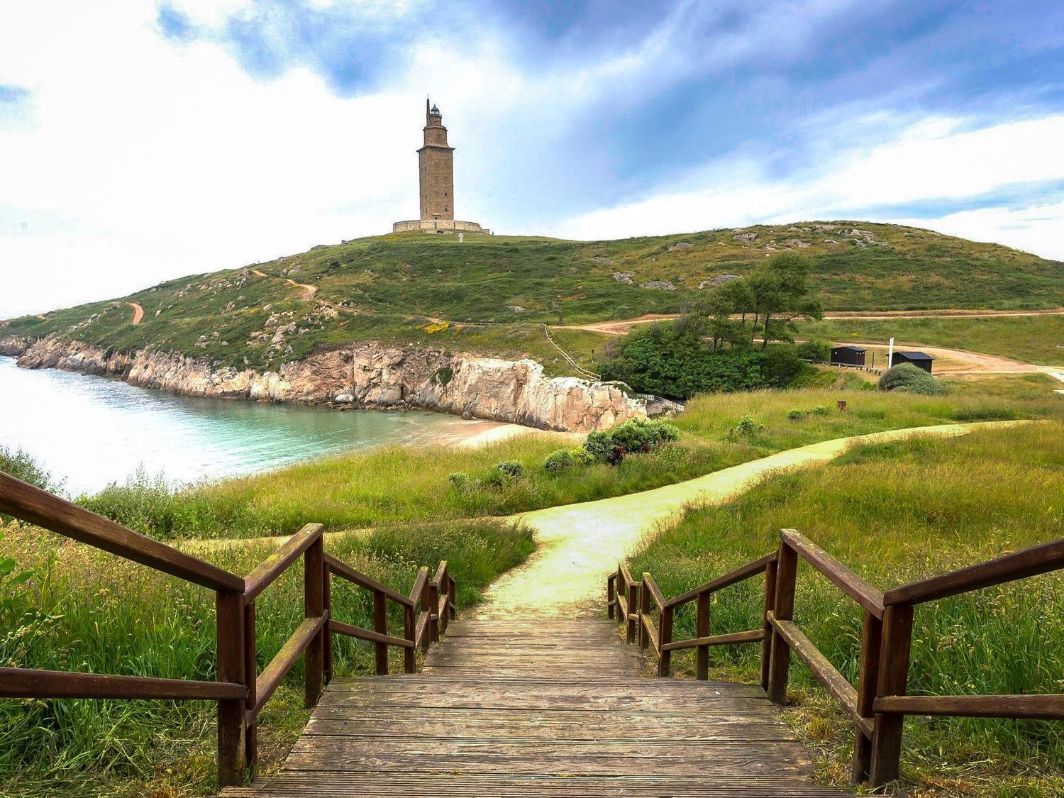 Sakura Homes Torre De Hercules 4 Plazas A Coruna Ngoại thất bức ảnh